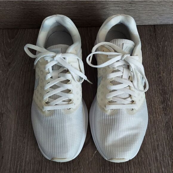Nike Downshifter 7 Running Shoe White/ Pure Platinum Size 7 - Picture 3 of 9